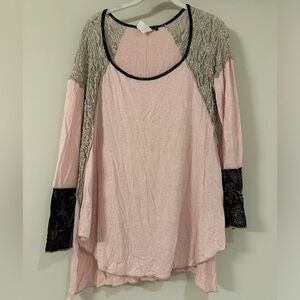 Surrealist USA floral lace long sleeve